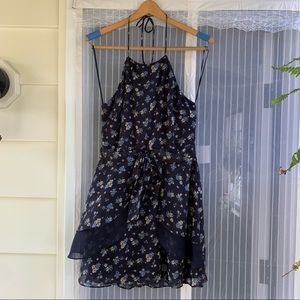 Flirty & floral mini Lush sundress